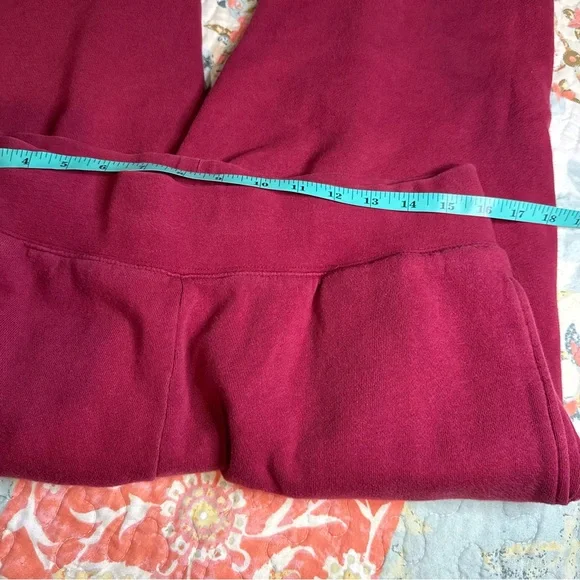 Stussy Men's Burgundy-Red World Tour Joggers Cotton - Picture 7 of 11